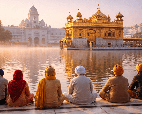 Early morning visit to Golden Temple