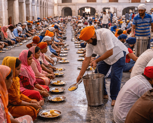 Participate in Langar (optional)
