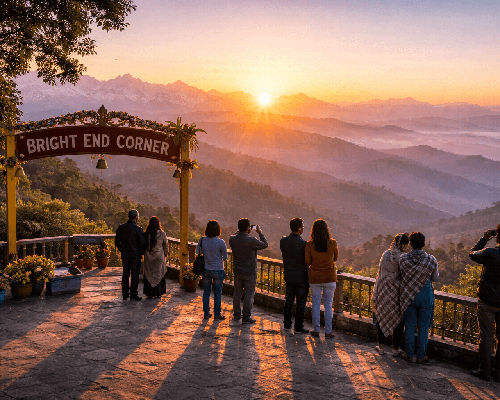 Early morning visit to Bright End Corner